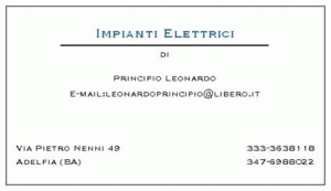 Impianti Elettrici con preventivi e certificazione DM gratuite DITTA PRINCIPIO LEONARDO S.R.L.