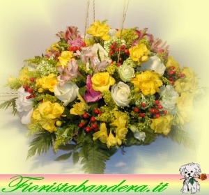 Cesto fiori misti, vendita fiori online
