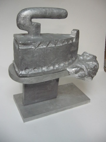 scultura in alluminio fusa a cera persa