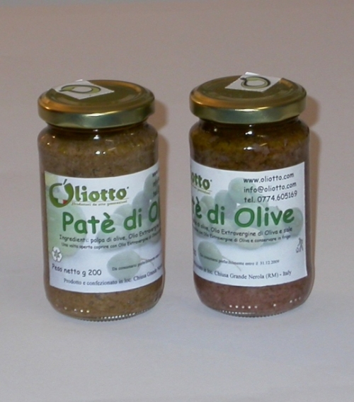 Abbiamo anche un buonissimo Patè di Olive da Agricoltura Biologica
