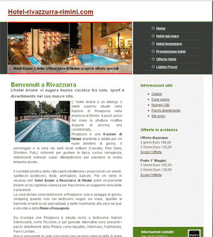 Hotel rivazzurra Rimini HOTEL 3 STELLE ARIANE SUPERIOR